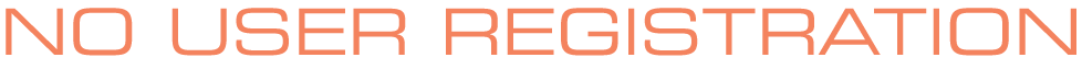 No User Registration